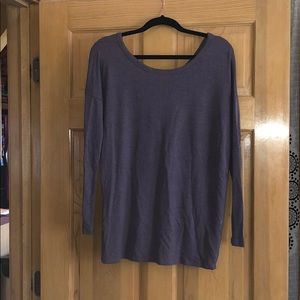 oversized purple shirt